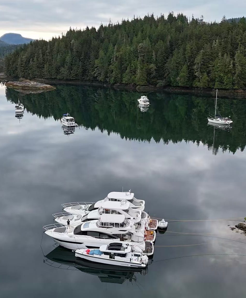 Silva Bay two night Anchor & Hiking Gabriola Island · Nanaimo Harbour
